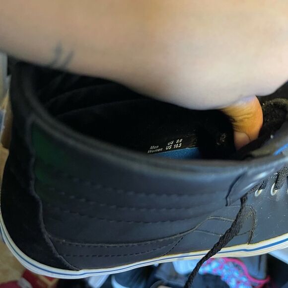 Vans men’s‎ leather hi tops 9 - Picture 6 of 7